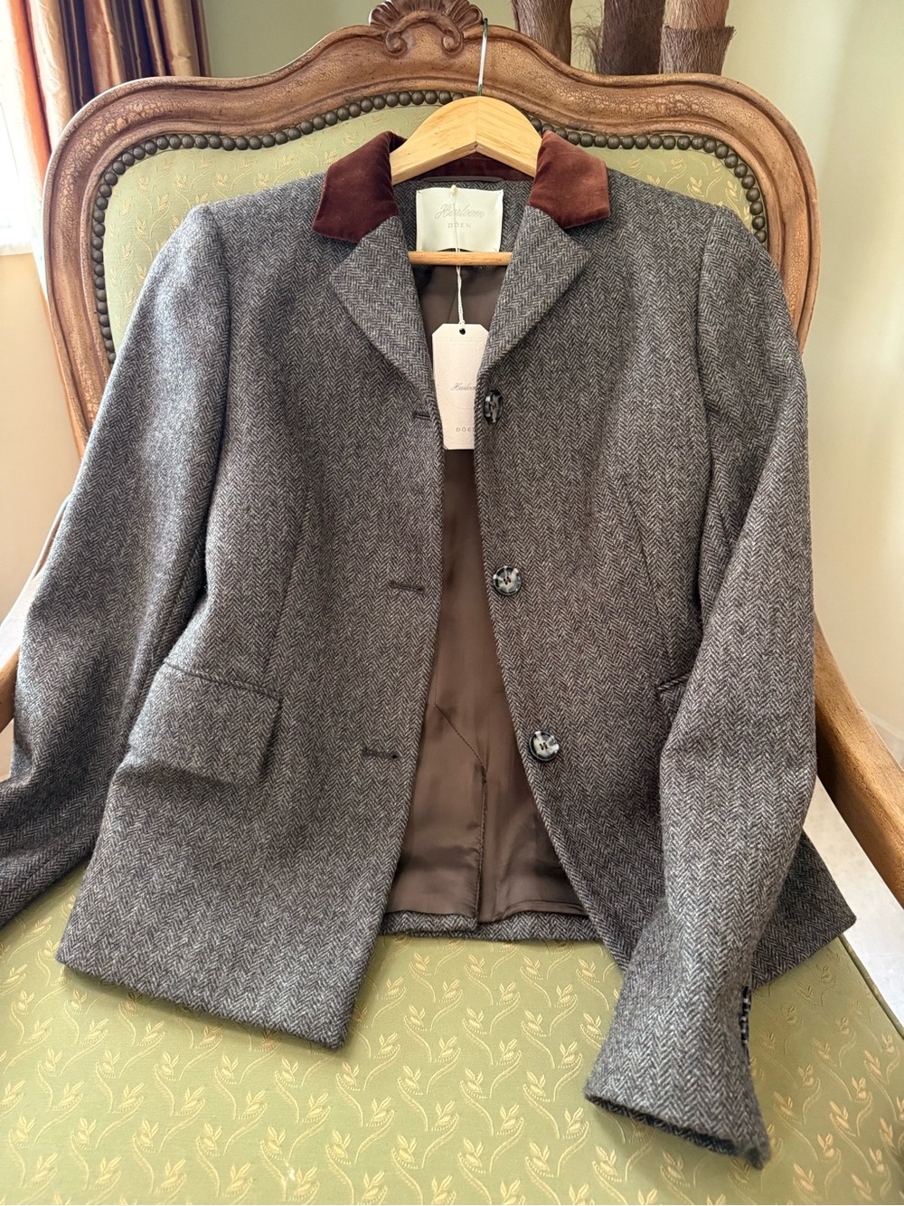 Doen Heirloom LENNON BLAZER ENGLISH HERRINGBONE - Size M - Picture 12 of 12